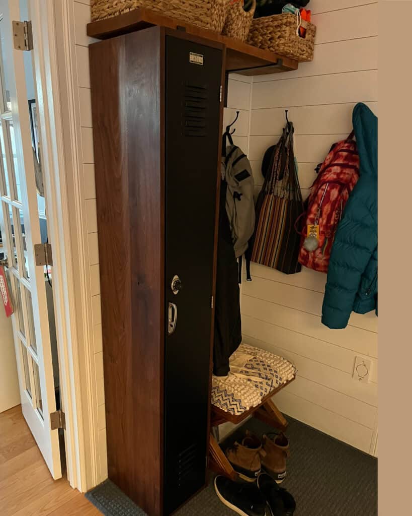 Walnut Locker repainted